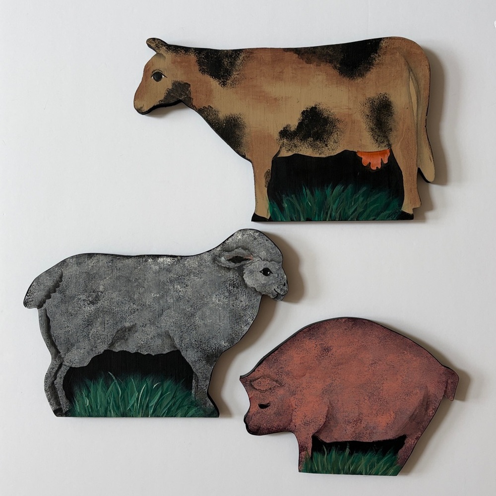 Wood Farm Animals